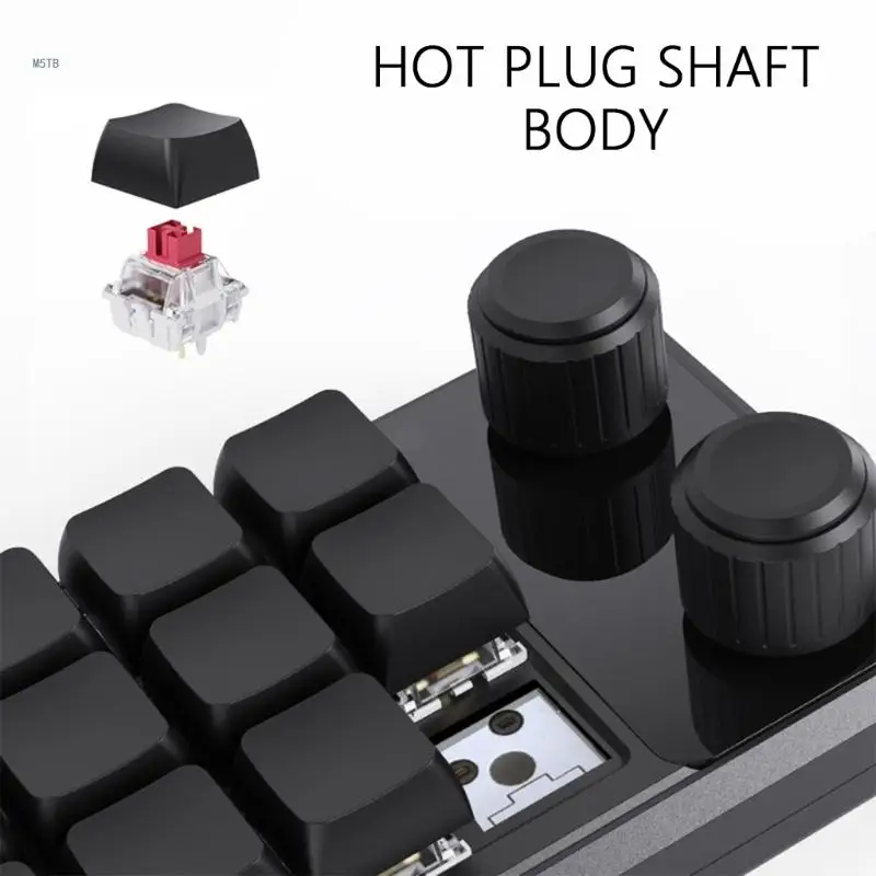 

Handed Mechanical Keyboards with Programmable Hotkeys and Type C Cable Dropship