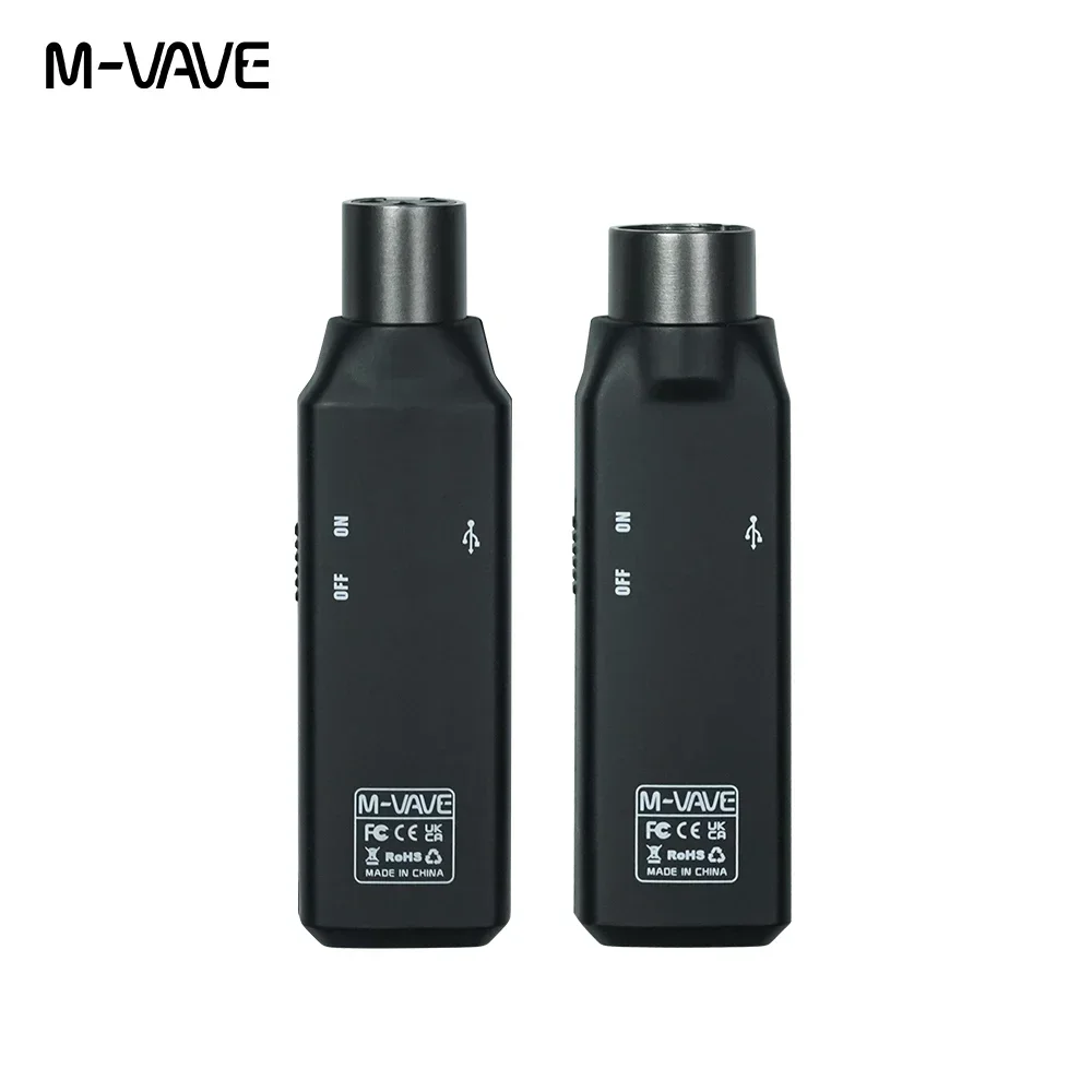 M-VAVE WP-7 2.4G Wireless Microphone Xlr Transmitter Receiver Wireless Mic System for Dynamic Microphones Dual-channel