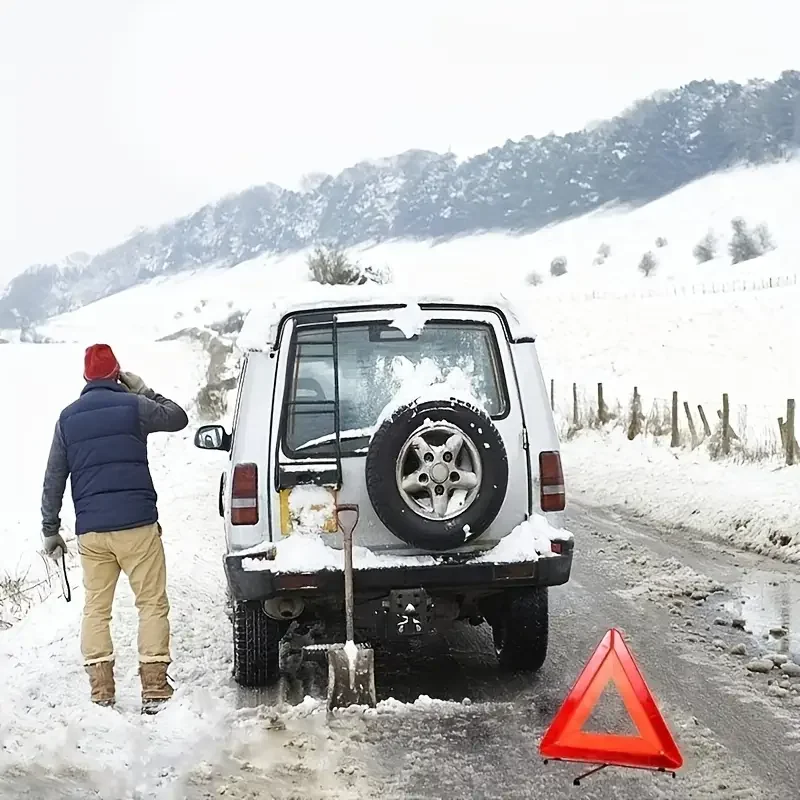 1 قطعة ترايبود سيارة طوي الثلاثي تحذير عاكس الطريق علامة توقف تحذير الطوارئ شاحنة سحب سلامة اكسسوارات السيارات #6