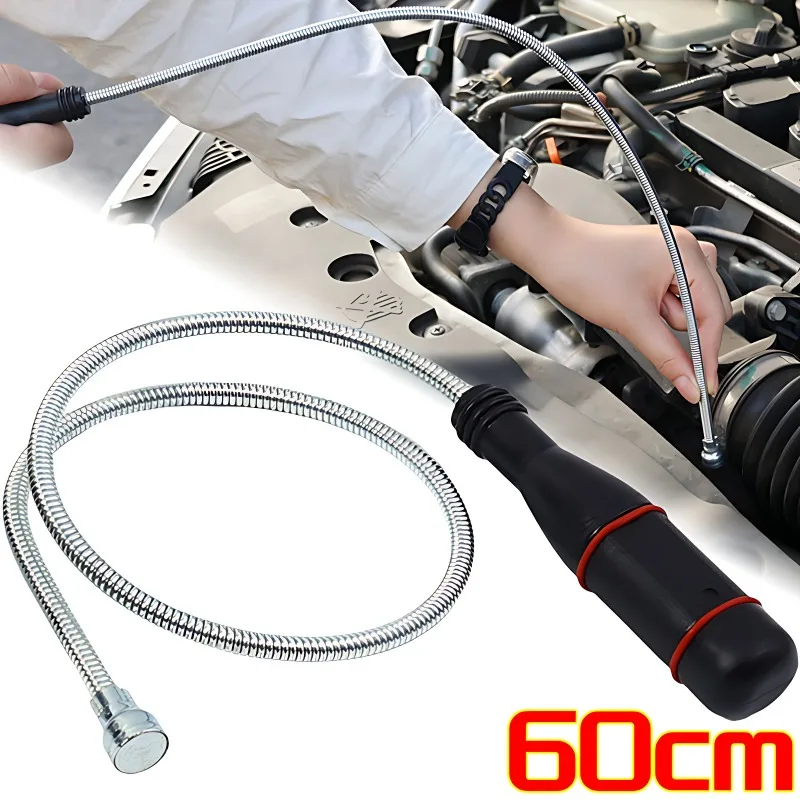 

Новый складной сильный магнитный пикап, металлический гибкий инструмент для захвата, присоска, магнитная пружинная ручка, захват, портативные ручные инструменты