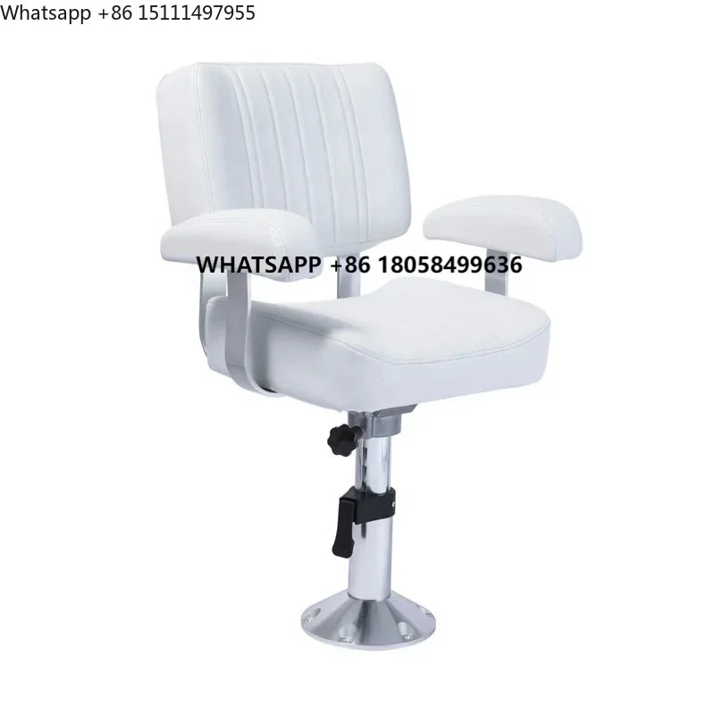 Feitine Customized Color High Back Deluxe Seat with Bolster and Armrests Boat Chair Marine Seats