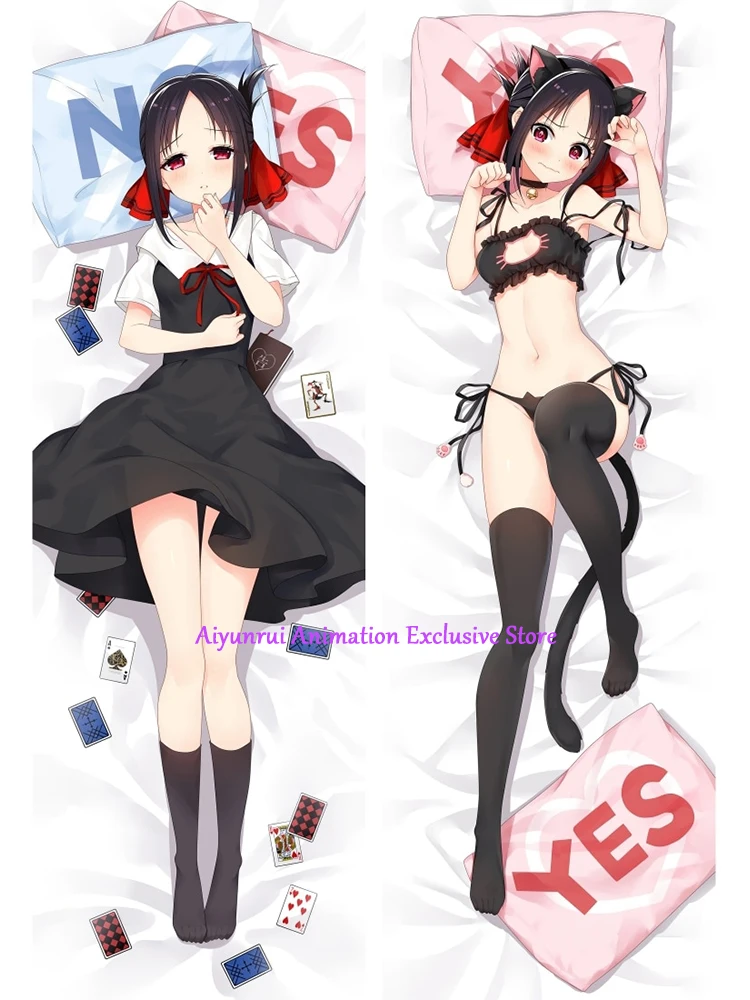 

Dakimakura Anime Shinomiya Kaguya 2 Side Printed Hugging Body Pillowcase Cushion Bedding Decor Pillow Cover 2024