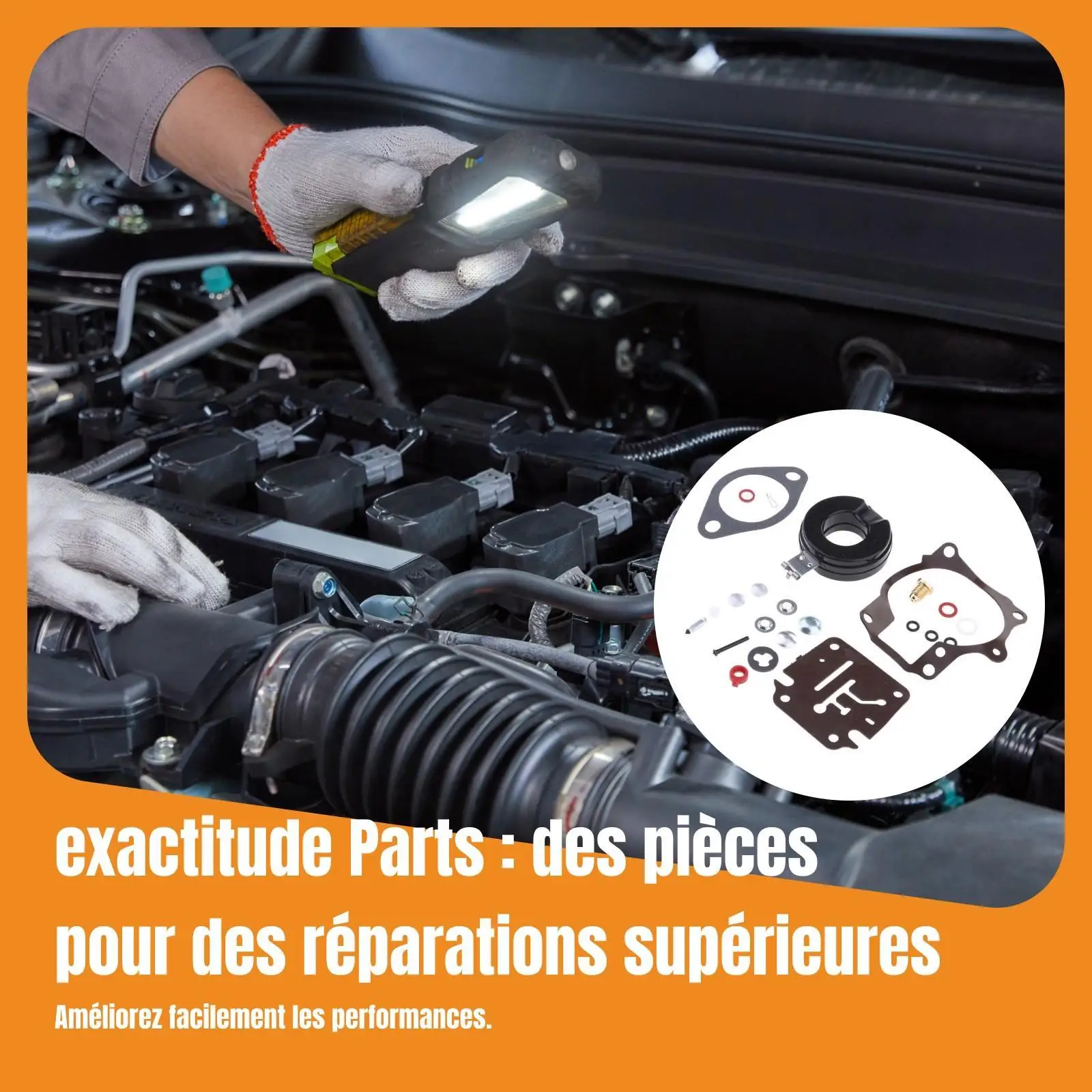 مجموعة إعادة بناء المكربن الجديدة تمامًا لمحرك Evinrude 20/50HP الخارجي