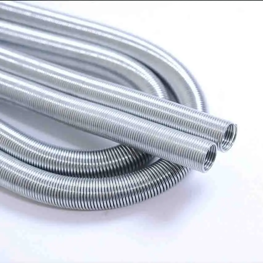 

4 Meter Steel Wire Extension Spring with Protection Sleeve for Oil Air Hose Diameter 4mm-12mm Home Garden Spring Guard