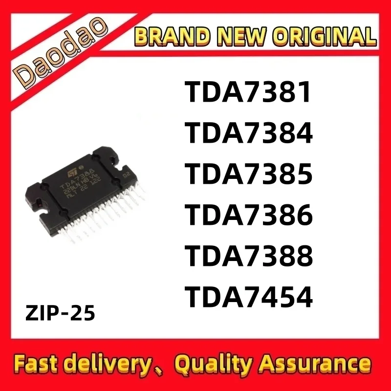 Quality Brand New TDA7381 TDA7384 TDA7385 TDA7386 TDA7388 TDA7454 IC Chip ZIP-25