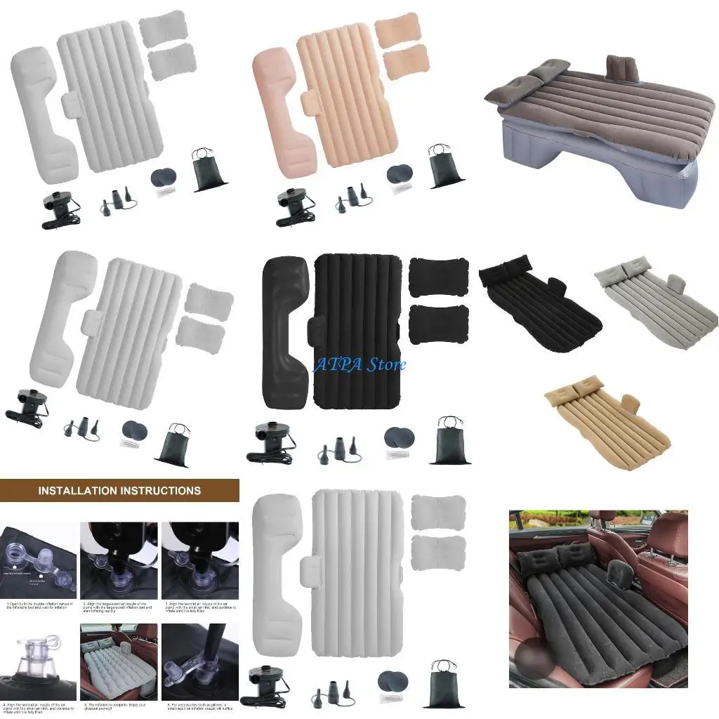 

U13C Travel Ready Kids Air Mattress Pressure Balanced Waves Structure Vehicles Airbed