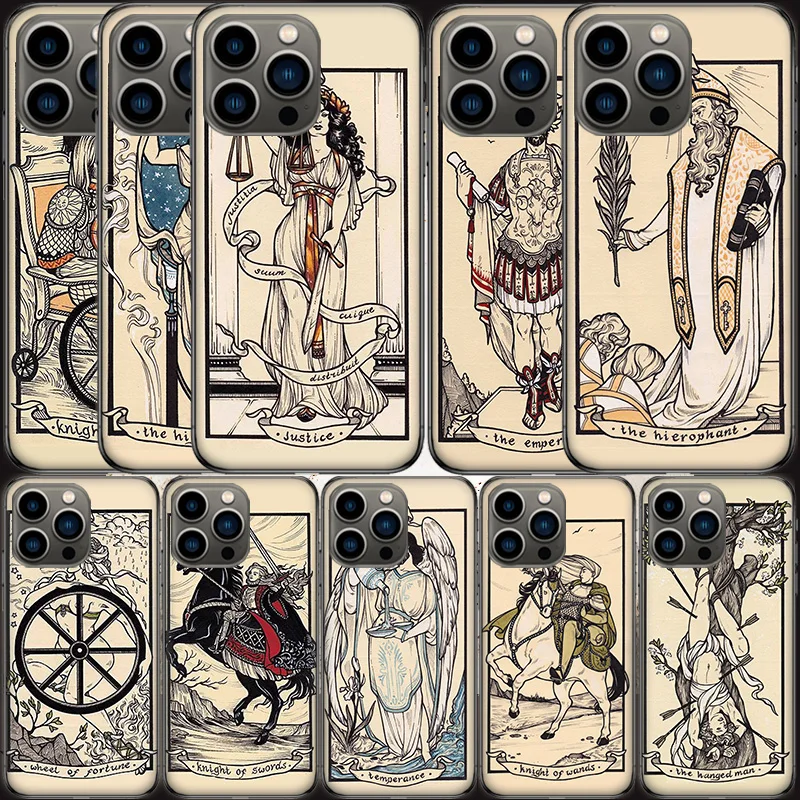 Tarot cards for Halsey HFK Phone Case For Apple Iphone 16 15 Plus Soft 13 12 Mini Cover 11 14 Pro Max Capa X XS XR 8 7 Shell Coq