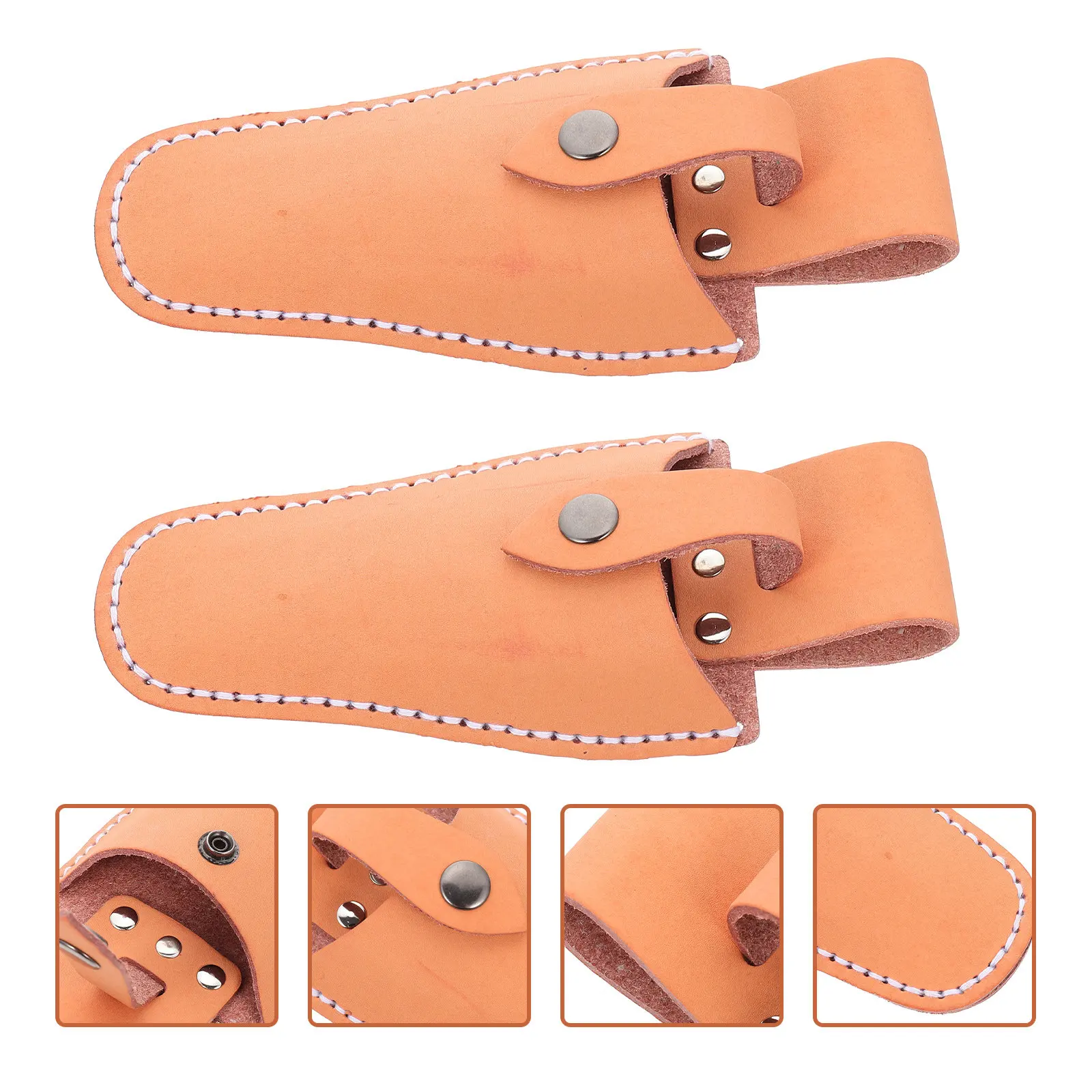 

2Pcs Pincer Pliers Holder Premium Synthetic Belt Attachable Tool Case for Gardening Scissors Pruner Cover Storage