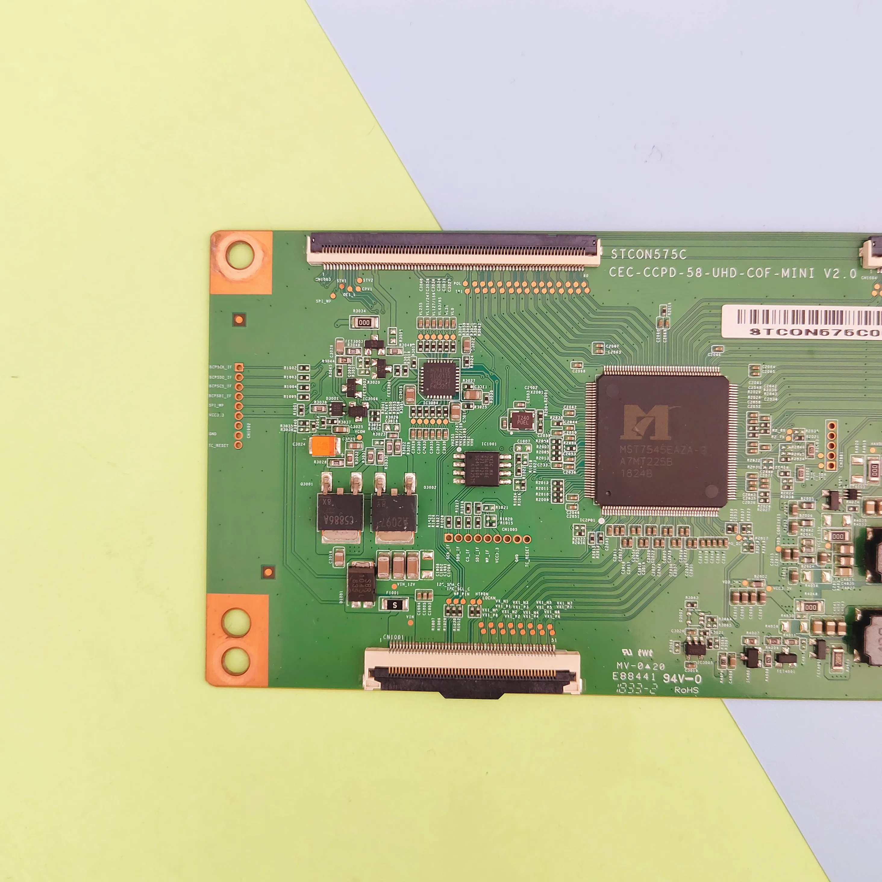 TV 로직 보드 CEC CCPD 58 UHD COF 미니, CEC-CCPD-58-UHD-COF-MINI V2.0 STCON575C T-con 보드, 58 인치, 58 인치