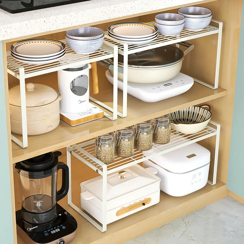 Kitchen cabinets, storage racks, multi-functional desktop seasoning racks