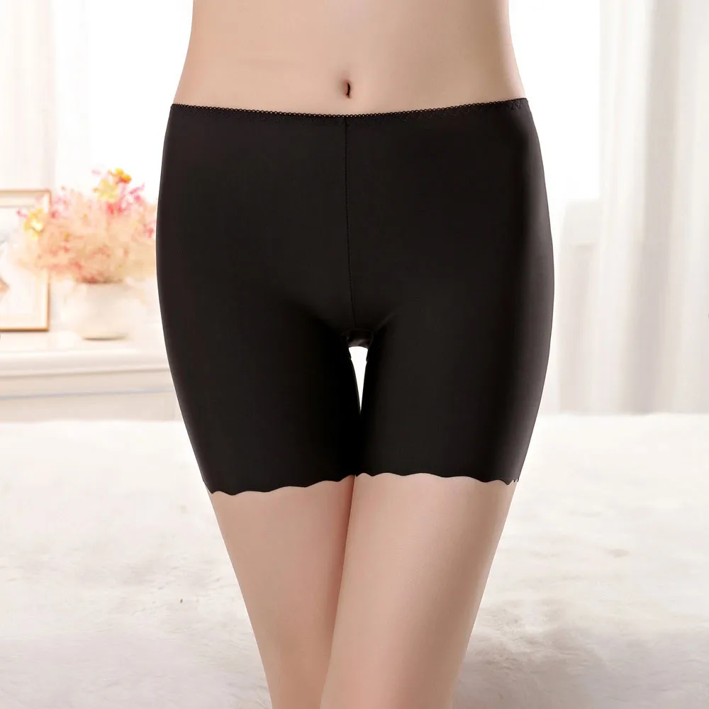 Seamless Safety Shorts For Dress Wear Women Sexy Boxer Breathable Pants Underwear Shorts Underpants Female Safetyshorts Lingerie