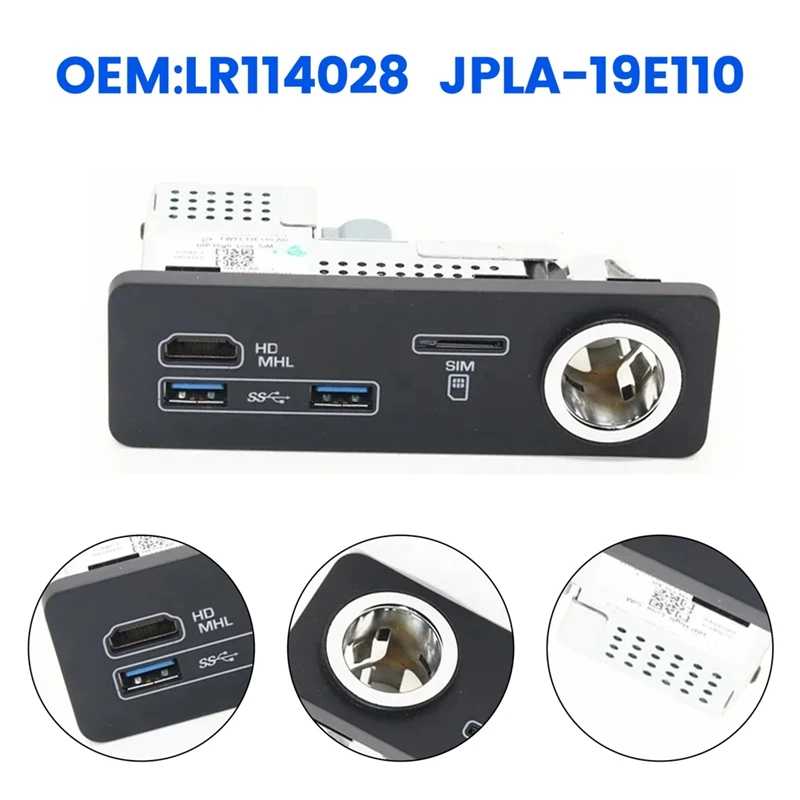 

LR114028 Car Audio System Interface Socket For LAND ROVER DISCOVERY V L462 2017 Parts JPLA-19E110 C2D57634 C2D51466 LR087366