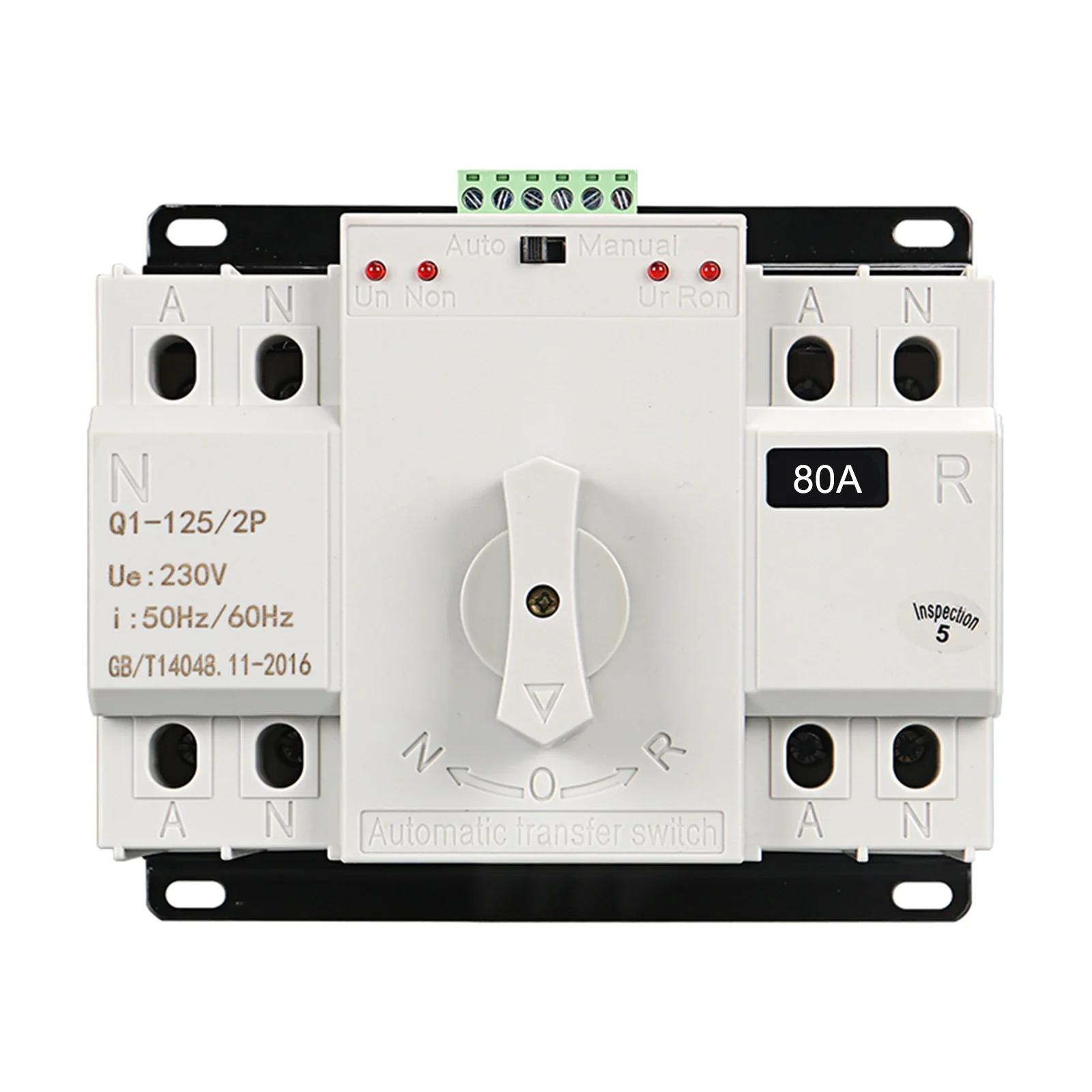 

Dual Power Automatic Transfer Switch 2P/4P Three-phase Diverter Switch ATS 125 A/100 A/80 A Safety Tool Accessories