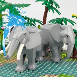 MOC Elephant Building Blocks Animals Bricks Toys Kids Gift