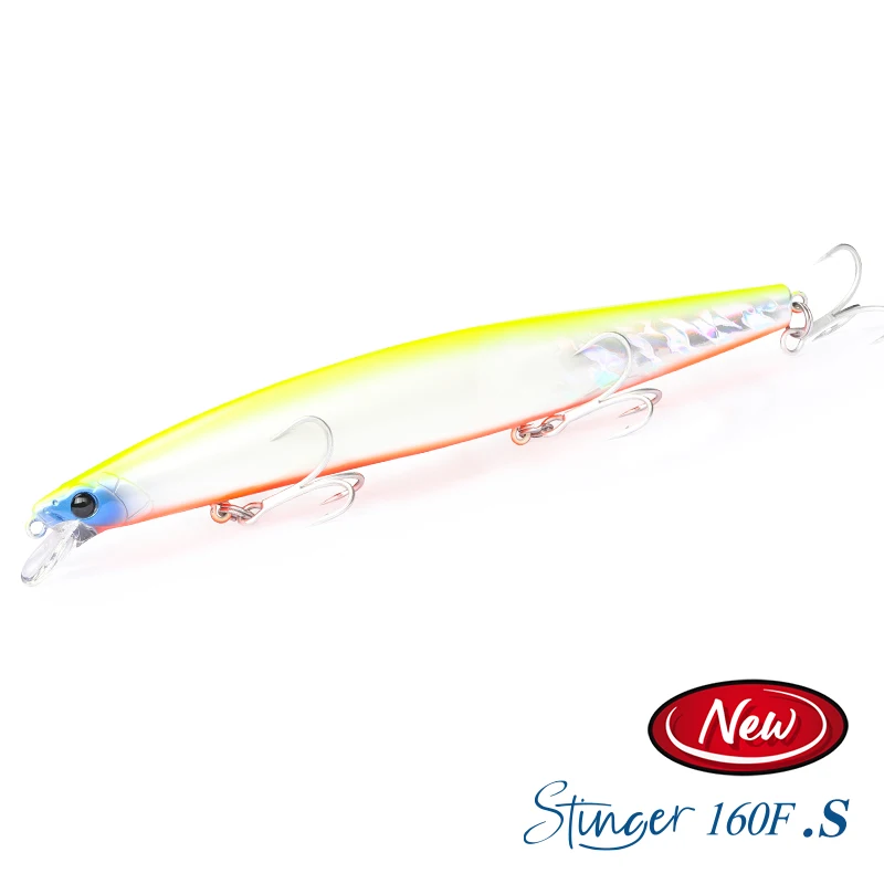 TSURINOYA Ultra-lange Casting Schwimmende Minnow Angeln Köder STINGER 160F 163mm 31g Meer Angeln Künstliche Harten köder Seebarsch Köder