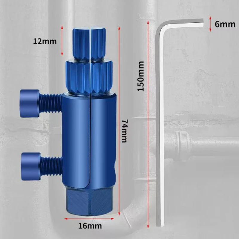 Faucet Corner Valve Break Line Extractor Universal Damaged Screw Extractor Removal Tool Household Manual Plumber's Tool