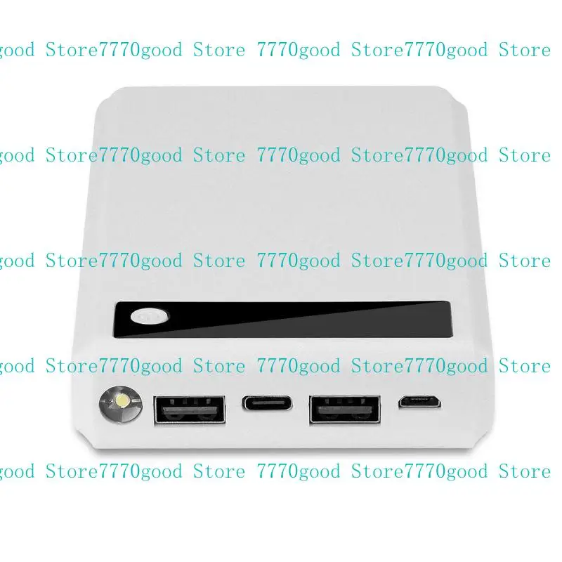 

652F Portable External for Case DIY 6x 18650 Battery Pack for Shell 20000 mAh Battery Storage Box Without B