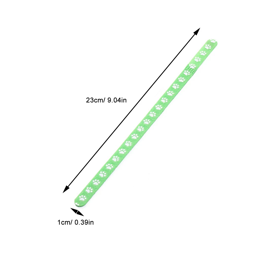 

12pcs Footprint Pet Collar Lovely Dog Neckband Fashionable Cat Supplies Comfortable Durable Gift for Dogs High Quality Adorable
