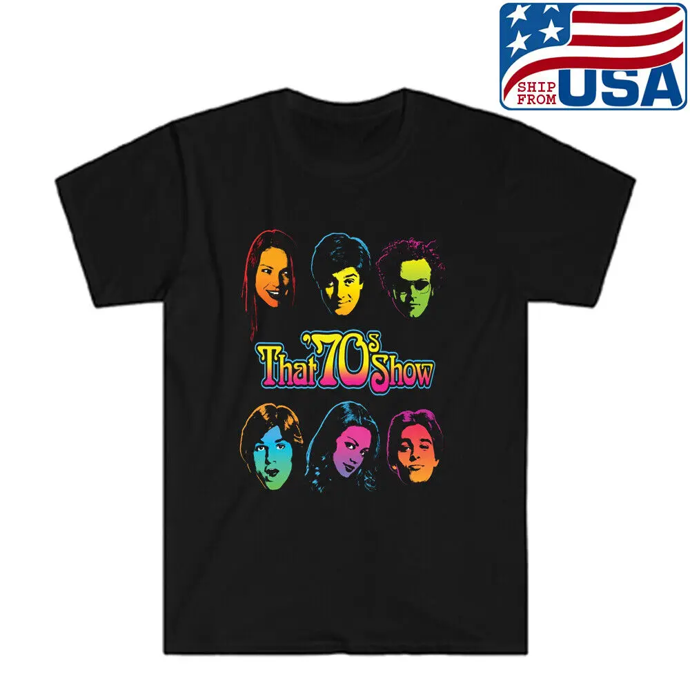 That 70's Tv Show Men's Black T-shirt Size S to 5XL