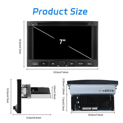 8 best sales car radio gps for peugeot 5008 - №3
