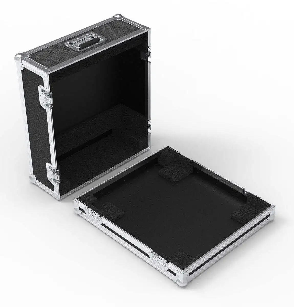 Flight Case 55kg, Durable Transport Box for Makeup, Heavy Duty Shipping Case, Protective Storage Container