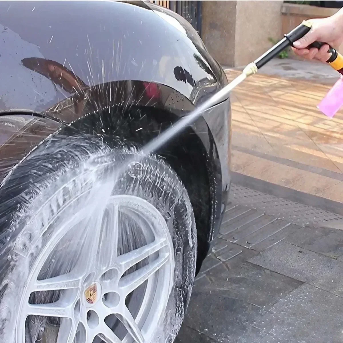 Portable High Pressure Car Washer Water Blaster Garden Hose Sprayer Multiuse Cleaning Tool