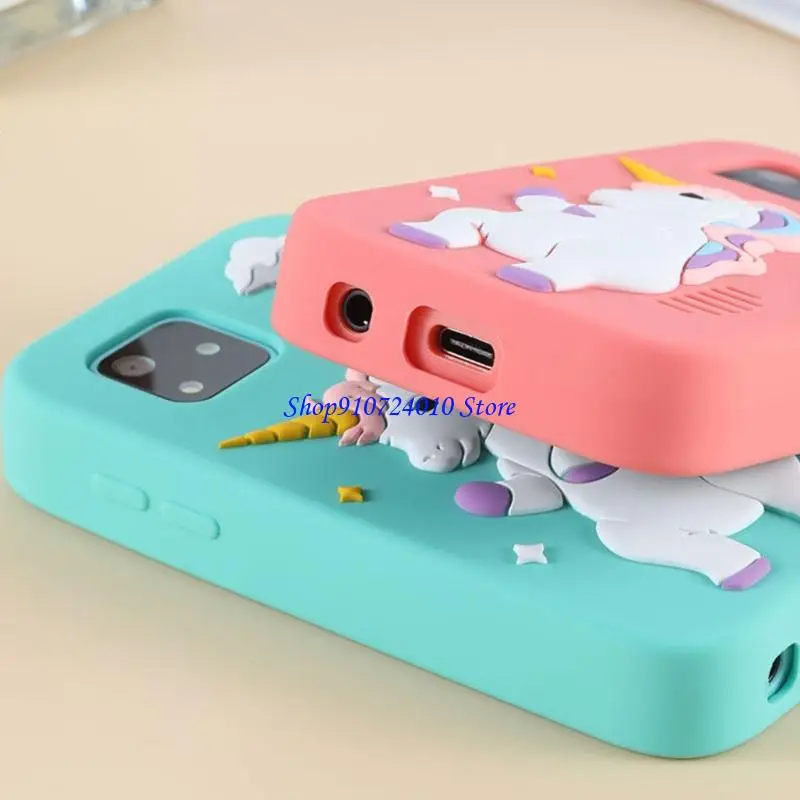 77HD ABS Safe Kids Digitale camera Screentouch Operatie batterij Telefoon speelgoed voor verjaardagsfeestjes kinderen