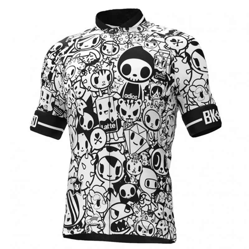 NEW Tokidoki Signature Cycling Jersey Printing Bike Clothing Bicycle Wear Short Sleeve Top Shirts