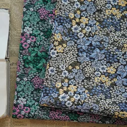 Retro Contrasting Color Floral Jacquard Fabric for Women's Dress Sewing Floral Bouquet Decoration Fabric