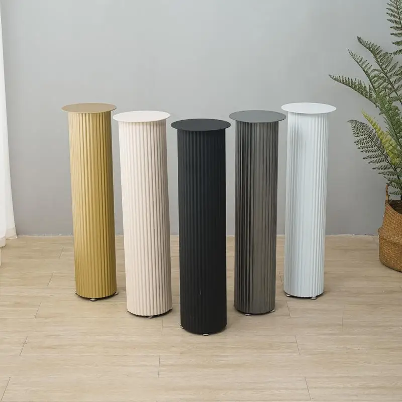 

Metal Table Legs Single-Sided Oval Bar Stool Support Base for Kitchen Island Dining Table Cream Style Counter Height Desk Frame