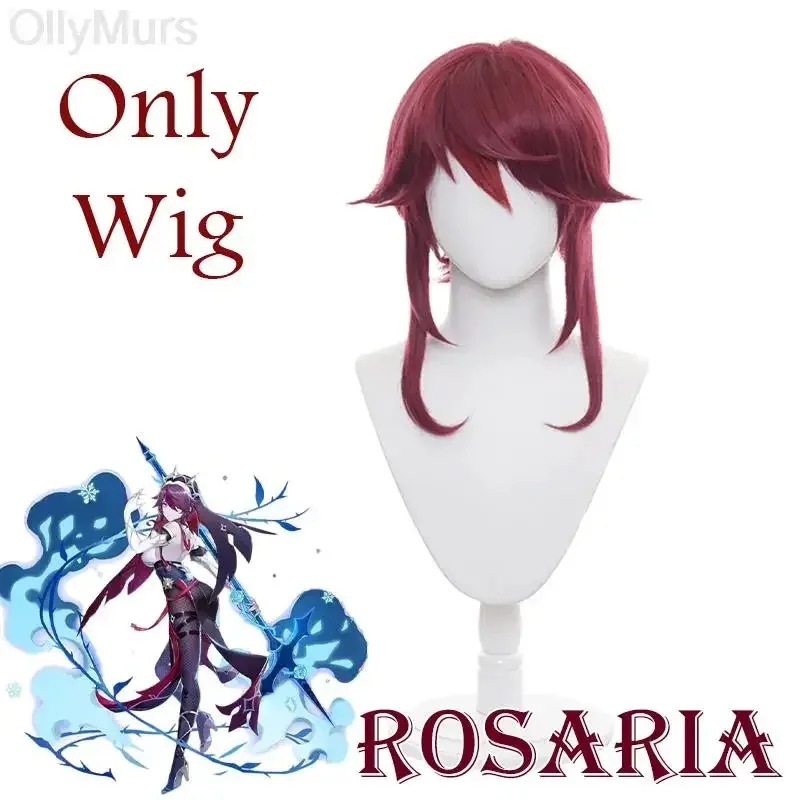 

Новый Genshin Impact Rosaria, карнавальный костюм, униформа, парик, аниме, высококачественные костюмы на Хэллоуин для женщин, игра EG2025