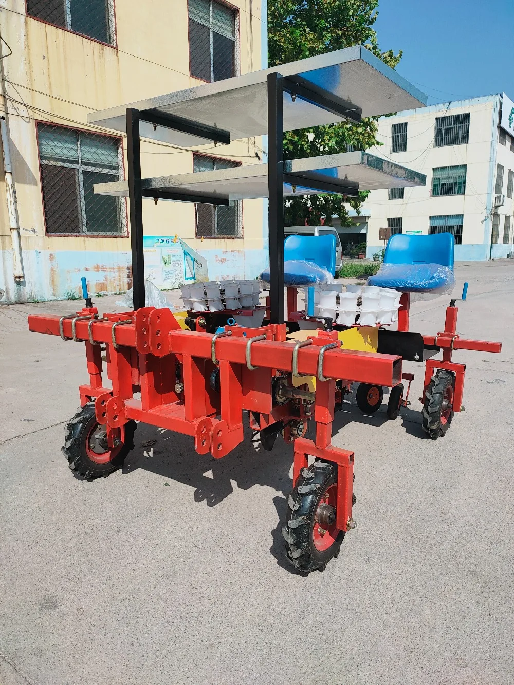 Vegetable Seedling Transplanting Machine Pepper, Pine Tree, Onion Seedling Transplanter Machine view 3
