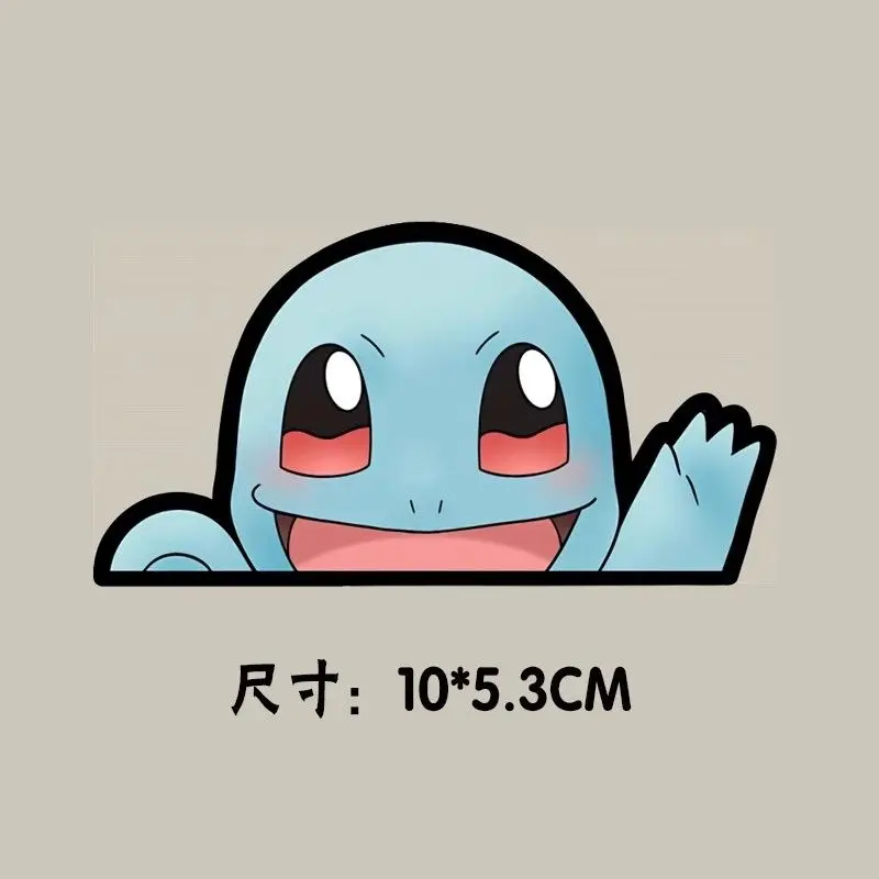 Adesivo para janela de carro Pokémon, adesivo para cobrir arranhões traseiros do carro Pokémon Gengar, adesivo fofo e divertido de desenho animado, pr