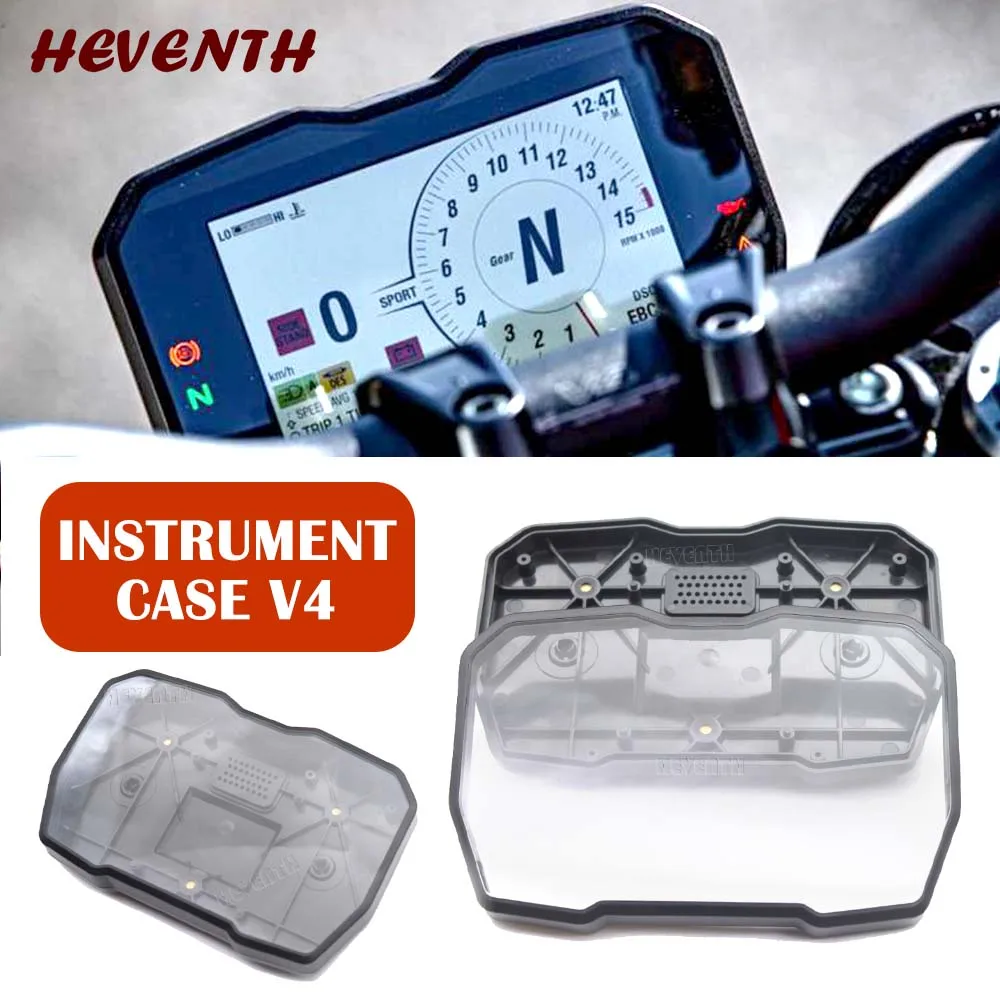 For Ducati PANIGALE V4 StreetfighterV4 2018-2022 2023 Speedometer Instrument Case Gauge Odometer Tachometer Housing Cover Meter 