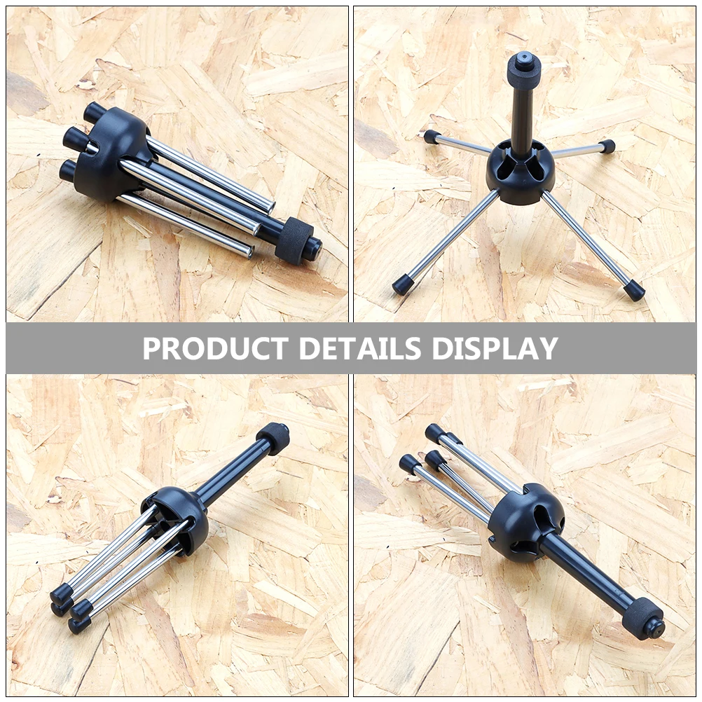 

Small Bracket Clarinet Holder Stand Flute Portable Trumpet Instrument Hanger Music