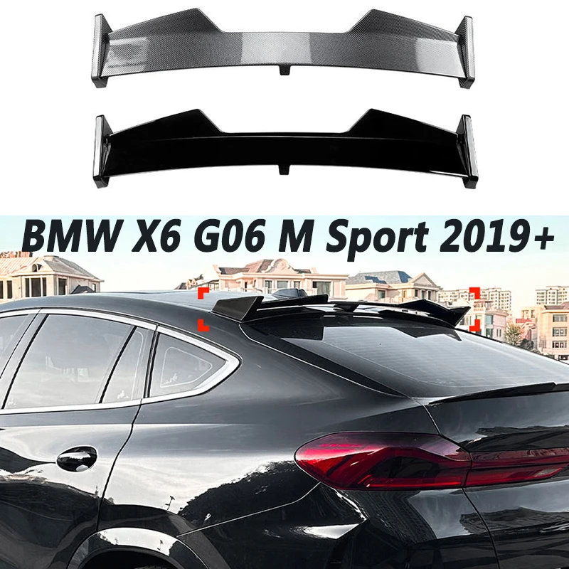 

Car Rear Trunk Roof Spoiler for BMW X6 G06 M Sport 2019+ Rear Tail Top Wing Car Accessories Aftermarket