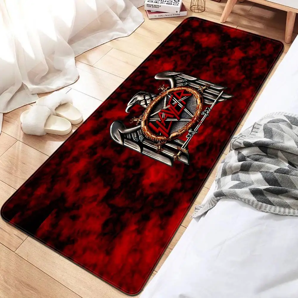 S-Slayer Heavy Metal Band Door Mat Nordic Style Home Doormat Bathroom-Toilet Mats Bedroom Bedside Mats