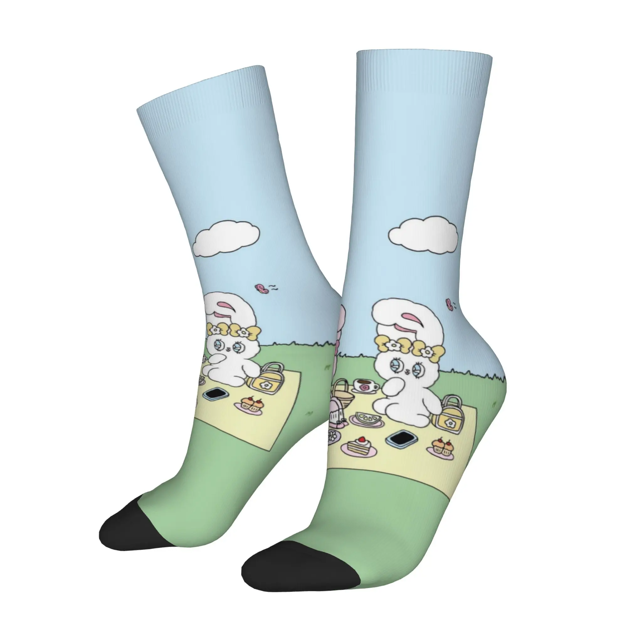 Esther Bunny cartoon rabbit Socks Merchandise For Men Women  Crew Socks Warm Best Gifts