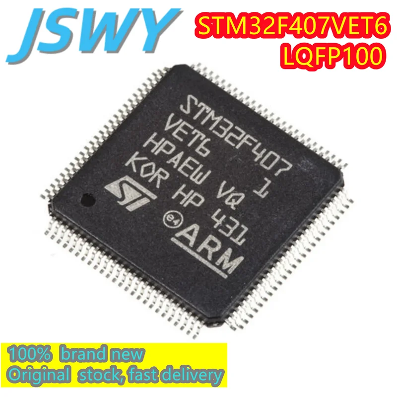 (1/30 pieces) STM32F407VET6 STM32F407 LQFP-100 ARM Cortex-M4 32-bit microcontroller MCU Original authentic spot delivery fast