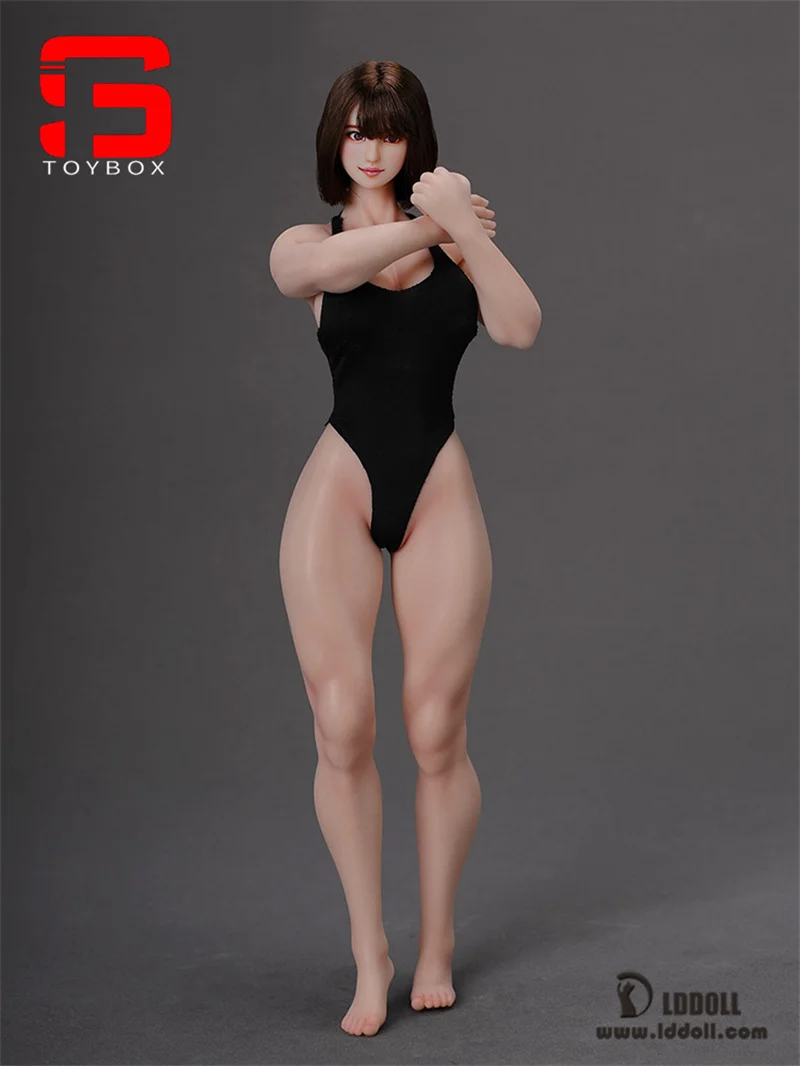 In Voorraad LDDOLL 1/6 Vrouwelijke Spier Naadloze Lichaam 29 cm Super Flexibele Action Figure Body Fit Soldaat OB Kimi Speelgoed HT Head Sculpt