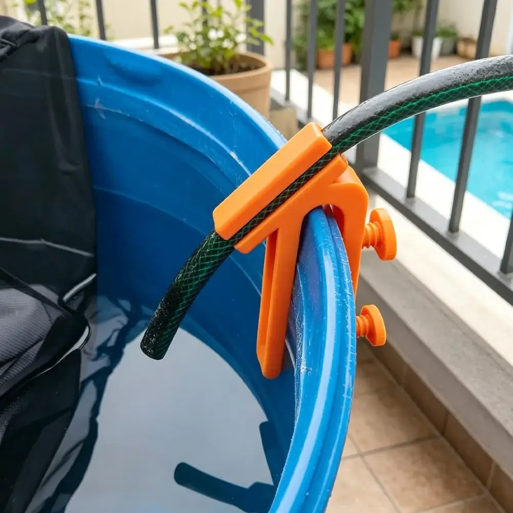 Adjustable Plastic Water Pipe Clamp, Curved Design Heavy Duty Hose Holder, Easy Install Mounting Clip Multifunctional 2026 New