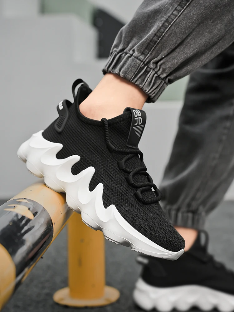 Herren-Outdoor-Wander- und Laufschuhe in großen Größen, bequeme, lässige, vielseitige, modische Sportschuhe für Paare zum Training – Detail 3