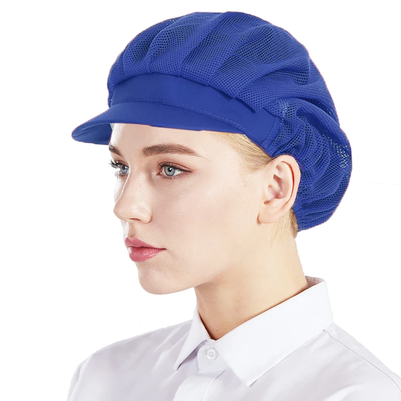 2 pezzi o 5 pezzi da cucina cappello da cucina servizio di ristorazione berretto a rete catering cappelli da lavoro elastici donna uomo cappelli per capelli cappello da officina