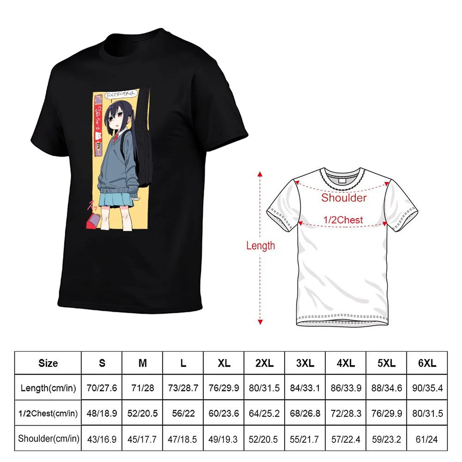 K-on Azusa T-Shirt baggy shirts vintage anime shirt cute clothes korean fashion plain white t shirts men