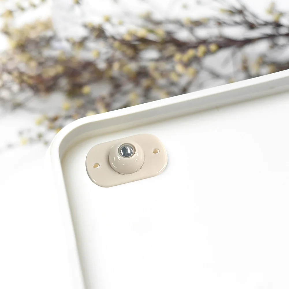 4-20 قطعة عجلات ذاتية اللصق 360 درجة تحمل عجلة عالمية صامتة غير مثقوبة الأثاث قاعدة الأسطوانة #4