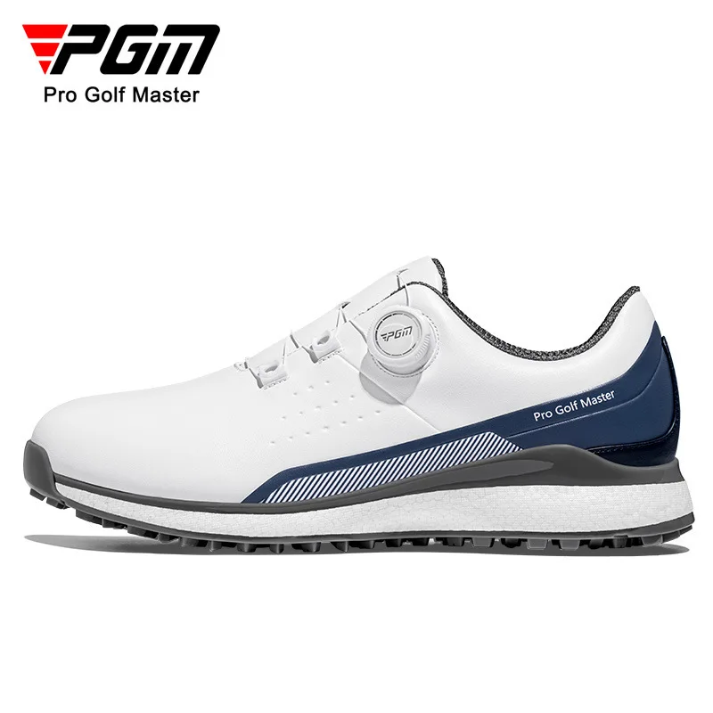 PGM Golf Shoes Summer Sports Men's Shoes Super Soft Popcorn Midsole Quick Lacing Golf Men's Shoes XZ377