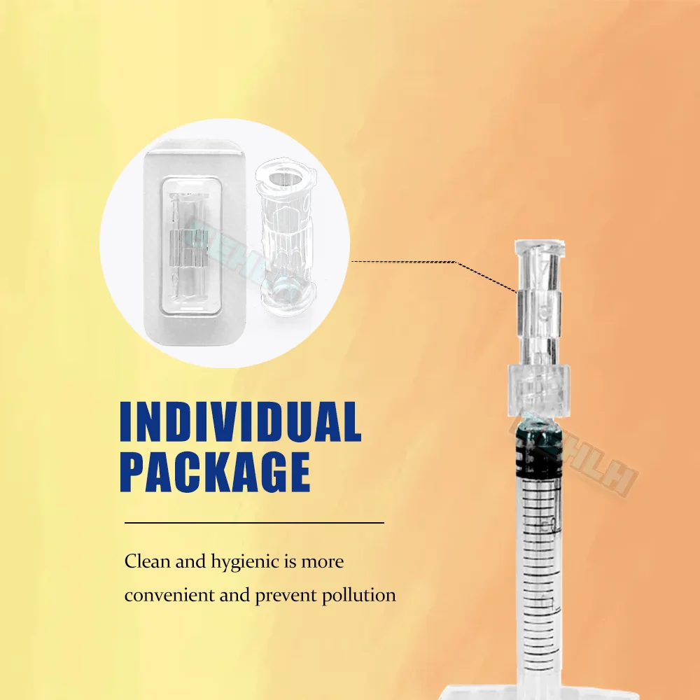 

Medical sterile Luer Thread plastic syringe Connector Pp Material Transparent Syringe Double-Way Connector Easy And Durable