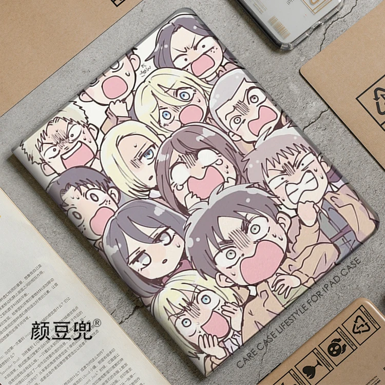 Attack On Titan Anime Case For iPad 10.2 9th 10th Air 2 3 Mini 6 5 Case Luxury Silicone Pro 12.9 For iPad Air 4 iPad Pro 11 Case