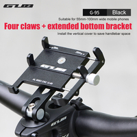 GUB Handlebar Mobilephone Support Adjustable Aluminum Alloy Bicycle Stem Mount Bracket Centered Installation Cycling Accessories