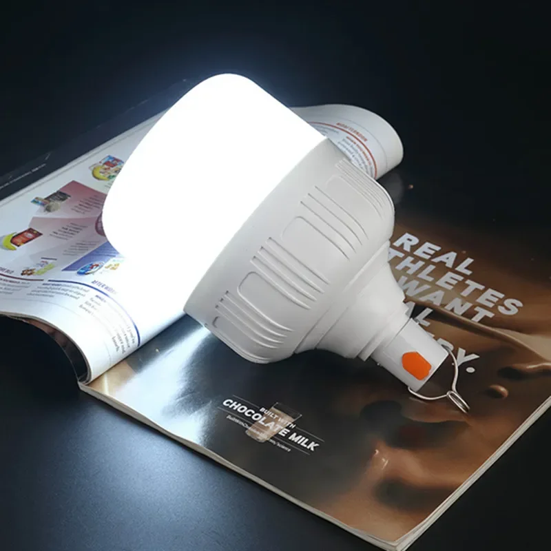 Outdoor Camping Supplies USB Charging Led Light Bulb 20W-200W Emergency Lights Hook Up Fishing Portable Lantern Light Hiking